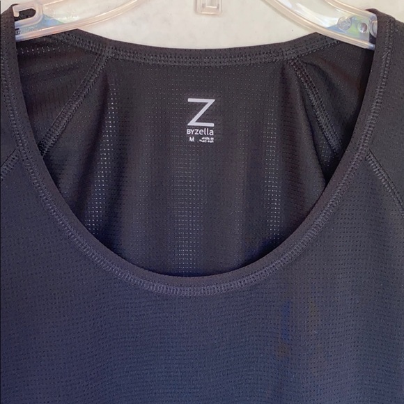 Z BY ZELLA BLACK CREW NECK SHORT SLEEVE SHIRT SZ M - Picture 2 of 7